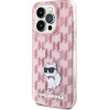 Karl Lagerfeld Monogram Choupette case for iPhone 15 Pro Max - pink - (KF001754-0)