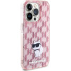 Karl Lagerfeld Monogram Choupette case for iPhone 15 Pro Max - pink - (KF001754-0)
