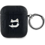 Karl Lagerfeld Monogram Choupette Head case for AirPods 1 / 2 - black - (KF002141-0)
