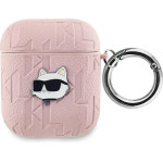 Karl Lagerfeld Monogram Choupette Head case for AirPods 1 / 2 - pink - (KF002150-0)