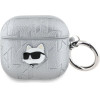 Karl Lagerfeld Monogram Choupette Head case for AirPods 4 - silver - (KF002538-0)
