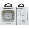 Karl Lagerfeld Monogram Choupette Head case for AirPods 4 - silver - (KF002538-0)