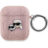 Karl Lagerfeld Monogram Karl & Choupette Head case for AirPods 1 / 2 - pink - (KF002147-0)