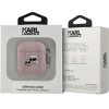 Karl Lagerfeld Monogram Karl & Choupette Head case for AirPods 1 / 2 - pink - (KF002147-0)