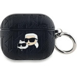 Karl Lagerfeld Monogram Karl & Choupette Head case for AirPods 3 - black - (KF002139-0)