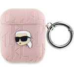 Karl Lagerfeld Monogram Karl Head case for AirPods 1 / 2 - pink - (KF002155-0)