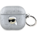 Karl Lagerfeld Monogram Karl Head case for AirPods 4 - silver - (KF002539-0)