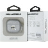 Karl Lagerfeld Monogram Karl Head case for AirPods 4 - silver - (KF002539-0)