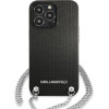 Karl Lagerfeld Monogram Plaque Case for iPhone 13 Pro / 13 6.1 - Blackx - (KF001037-0)