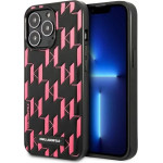 Karl Lagerfeld Monogram Plaque iPhone 13 Pro Max 6.7 Case - Pink - (KF001022-0)