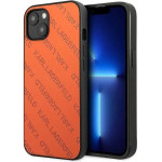 Karl Lagerfeld Perforated Allover Case for iPhone 13 / 14 / 15 6.1 - Orange - (KF001028-0)