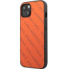 Karl Lagerfeld Perforated Allover Case for iPhone 13 / 14 / 15 6.1 - Orange - (KF001028-0)