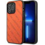 Karl Lagerfeld Perforated Allover Case for iPhone 13 Pro / 13 6.1 - Orange - (KF001029-0)
