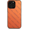 Karl Lagerfeld Perforated Allover iPhone 13 Pro Max 6.7 Case - Orange - (KF001030-0)