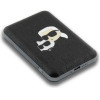 Karl Lagerfeld Powerbank inductive KLPB5FPGKSKCHK 16W 5000mAh black/black Karl&Choupette Head Pin MagSafe - (KF002166-0)
