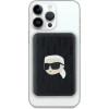 Karl Lagerfeld Powerbank inductive KLPB5FPGKSKIHK 16W 5000mAh black/black Karl Head Pin MagSafe - (KF002168-0)