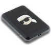 Karl Lagerfeld Powerbank inductive KLPB5FPGKSKIHK 16W 5000mAh black/black Karl Head Pin MagSafe - (KF002168-0)