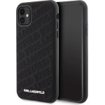 Karl Lagerfeld Quilted K Pattern case for iPhone 11 / Xr - black - (KF001895-0)