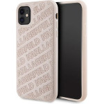 Karl Lagerfeld Quilted K Pattern case for iPhone 11 / Xr - pink - (KF001896-0)