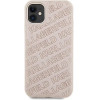 Karl Lagerfeld Quilted K Pattern case for iPhone 11 / Xr - pink - (KF001896-0)