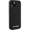 Karl Lagerfeld Quilted K Pattern case for iPhone 15 - black - (KF001856-0)