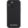 Karl Lagerfeld Quilted K Pattern case for iPhone 15 Plus / 14 Plus - black - (KF001857-0)