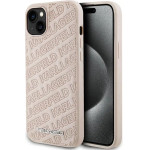 Karl Lagerfeld Quilted K Pattern case for iPhone 15 Plus / 14 Plus - pink - (KF001861-0)