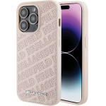 Karl Lagerfeld Quilted K Pattern case for iPhone 15 Pro Max - pink - (KF001863-0)
