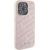 Karl Lagerfeld Quilted K Pattern case for iPhone 15 Pro Max - pink - (KF001863-0)