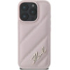 Karl Lagerfeld Quilted Signature iPhone 16 Pro Case - Pink - (KF002244-0)
