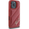Karl Lagerfeld Quilted Signature iPhone 16 Pro Case - Red - (KF002366-0)