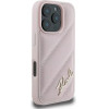Karl Lagerfeld Quilted Signature iPhone 16 Pro Max Case - Pink - (KF002245-0)