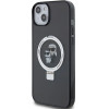 Karl Lagerfeld Ring Stand Karl&Choupette MagSafe case for iPhone 14 / 15 / 13 - black - (KF001917-0)