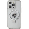 Karl Lagerfeld Ring Stand Karl&Choupette MagSafe case for iPhone 13 Pro / 13 - white - (KF001921-0)