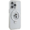 Karl Lagerfeld Ring Stand Karl&Choupette MagSafe case for iPhone 13 Pro / 13 - white - (KF001921-0)