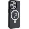 Karl Lagerfeld Ring Stand Karl&Choupette MagSafe case for iPhone 13 Pro Max - black - (KF001916-0)