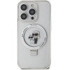 Karl Lagerfeld Ring Stand Karl&Choupette MagSafe case for iPhone 13 Pro Max - white - (KF001922-0)