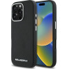 Karl Lagerfeld Saffiano Full Wrapped Elongated Metal Logo MagSafe Case for iPhone 16 Pro Max - Black - (KF002542-0)