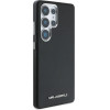 Karl Lagerfeld Saffiano Full Wrapped Elongated Metal Logo MagSafe Case for Samsung Galaxy S25 Ultra - Black - (KF002499-0)
