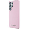 Karl Lagerfeld Saffiano Full Wrapped Elongated Metal Logo MagSafe Case for Samsung Galaxy S25 Ultra - Pink - (KF002502-0)