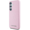 Karl Lagerfeld Saffiano Full Wrapped Elongated Metal Logo MagSafe Case for Samsung Galaxy S25+ - Pink - (KF002501-0)