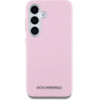 Karl Lagerfeld Saffiano Full Wrapped Elongated Metal Logo MagSafe Case for Samsung Galaxy S25+ - Pink - (KF002501-0)