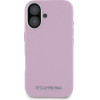 Karl Lagerfeld Saffiano Full Wrapped Elongated Metal Logo MagSafe iPhone 16 Case - Pink - (KF002543-0)
