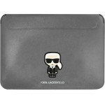 Karl Lagerfeld Saffiano Ikonik Karl case for a 13-14 laptop - silver - (KF000900-0)