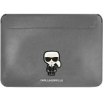 Karl Lagerfeld Saffiano Ikonik Karl case for a 16 laptop - silver - (KF000901-0)