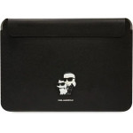 Karl Lagerfeld Saffiano Karl&Choupette case for a 14 laptop - black - (KF001650-0)