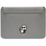 Karl Lagerfeld Saffiano Karl&Choupette case for a 14 laptop - silver - (KF001652-0)