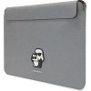 Karl Lagerfeld Saffiano Karl&Choupette case for a 14 laptop - silver - (KF001652-0)