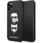 Karl Lagerfeld Saffiano Karl&Choupette Head Case for iPhone 11 Pro 5.8 - Black - (KF001339-0)