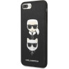 Karl Lagerfeld Saffiano Karl&Choupette Head case for iPhone 7 Plus / iPhone 8 Plus - black - (KF001336-0)